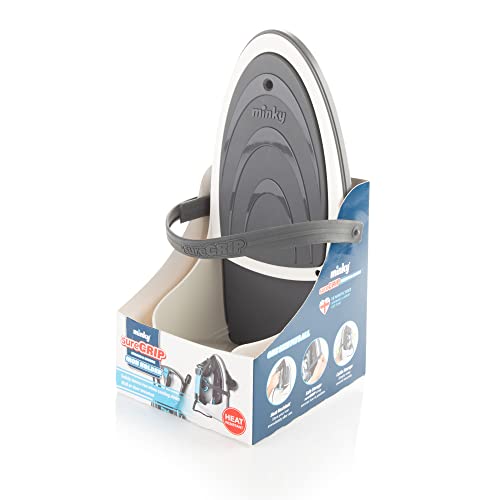 Minky Supporto In Ferro Con Presa Striscia Forte E Sicura, Grigio, Taglia Unica