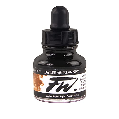 Daler Rowney : Fw Artists' Ink : 29.5Ml : Sepia
