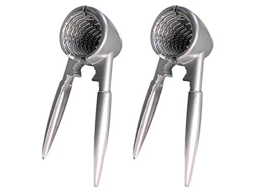 Ledlux 2 Pezzi Schiaccianoci Conico In Metallo Noce Cracker Nutcracker