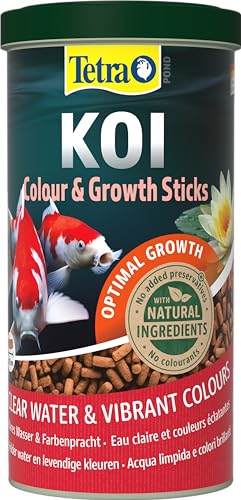 Tetra Delights Mangime Per Pesci Pond Koi Colour & Growth Sticks Lt. 1, Multicolore, Unica, 1000 Unità