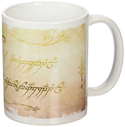 Pyramid International Mg23425 Lord Of The Rings-Tazza Con Iscrizione Anello, Ceramica, Multicolore