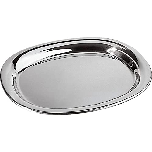 Alessi Piatto Da Portata In Acciaio Inossidabile 18/10, Lucido, 42 Cm