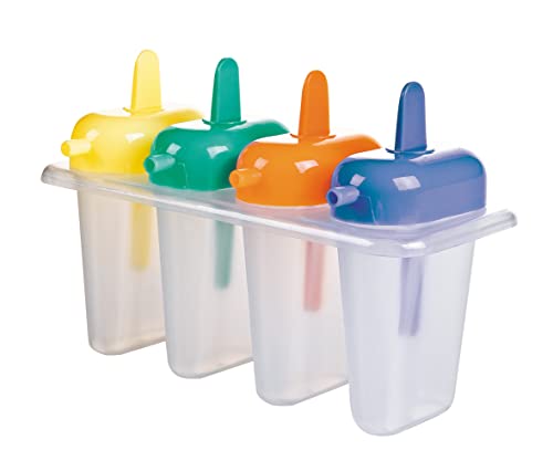 Ibili Ice Cream Moulds Set, Multi-Colour, 15 X 10 Cm, 4-Piece