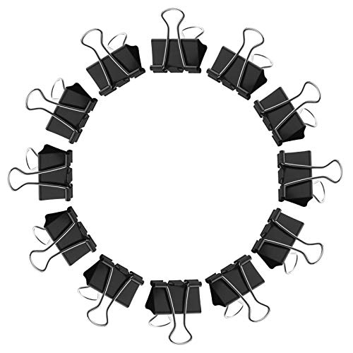 Westcott E-10700 00 - Mollette Fermafogli 41 Mm, Nero 41 Mm Nero