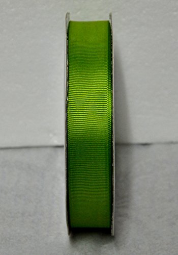 Nastro Grosgrain Gros Grain 10 Mm Rotolo Bobina 50 Metri (Verde)