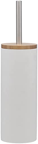 Sealskin Grace Scopino E Portascopino Da Wc, Poliresina, Bianco, 10 X 39 X 10 Cm