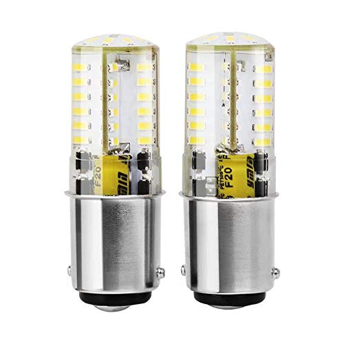 Lampadine B15 Led 12V 3W, 300 Lm, Bianco Freddo, 6000K, Equivalente A Lampadine Alogene Da 30W, Per Macchina Da Cucire, 2 Pezzi