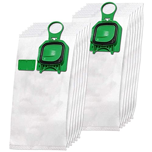Set 12 Premium Sacchetti Per Aspirapolvere Adatti Per Folletto Vorwerk Kobold Vk 140, 150, Vk140, Vk150 | Con Microfibra Speciale | Con Chiusura Igien