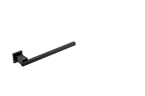 Sagittarius One 270S1-B Porta Asciugamani Bagno Nero Opaco | Porta Asciugamani Bagno Da Parete 32Cm | Appendi Asciugamani Bagno | Porta Asciugamani Ne