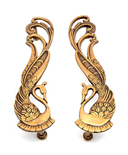 Esplanade Maniglia Per Porta In Ottone Design Peacock Maniglia Peacock Porta Oro