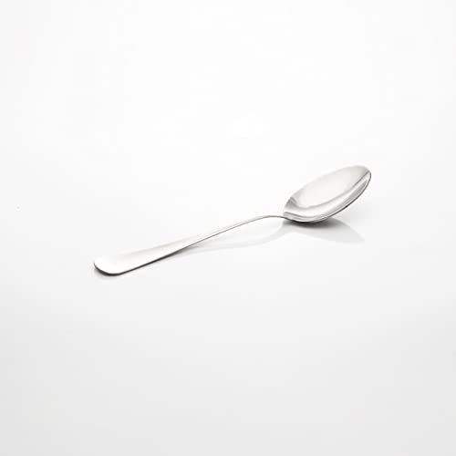 Zanetti Set 12 Cucchiaini Da Caffè In Acciaio Inox 18/C, Modello Boston, Acciaio Lucido E Resistente, Confezione Da 12 Pezzi, Made In Italy, 590609