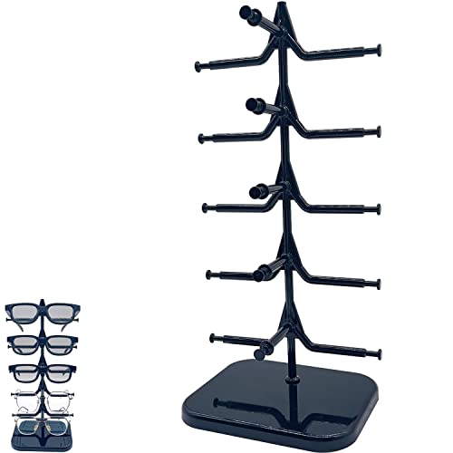 N-D Supporto Per Occhiali Portaocchiali Espositore Da Sole Per Occhiali A 5 Strati Sole Sunglasses Display Per La Conservazione E La Presentazione, Pe