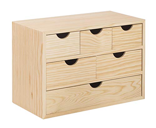 Cassettiera Mini 6 Cassetti Cm.40X20X28H