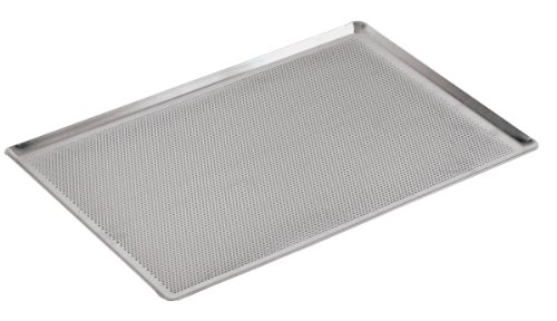 Demarle 41756-30 Teglia Fondo Forato Bordi 45 Gradi, Alluminio