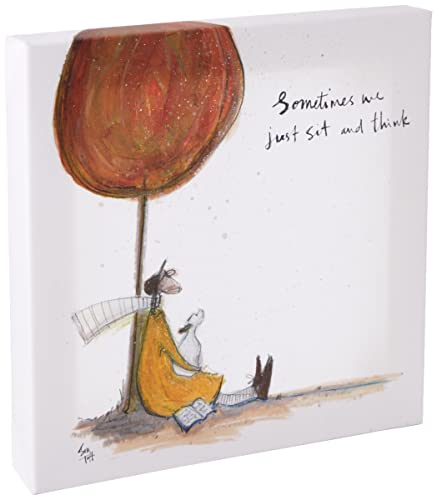 Sam Toft Tela Stampata 30 X 30 Cm (Sometimes We Just Sit And Think)