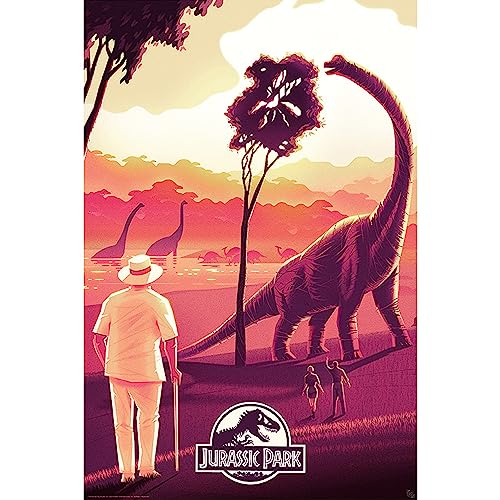 Gb Eye - Maxi Poster, Motivo: Jurassic Park Welcome, 61 X 91,5 Cm