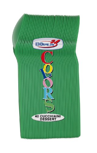 Cucchiai Dessert Verde Pz 40