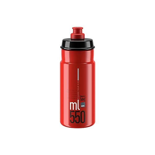 Elite S.R.L. Jet, Borraccia Unisex Adulto, Rosso/Grigio, Taglia Unica