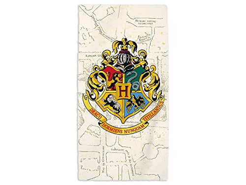 Telo Mare Harry Potter Grande 70X140 Centimetri 100% Cotone Modello Hogwarts Mappa Del Malandrino Asciugamano Telo Piscina Ufficiale