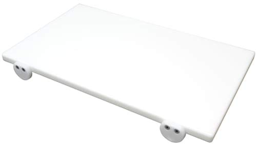 Euroceppi S.R.L 156252 Tagliere Poliet.C/Fermo 60X40X2 Bco, Mix