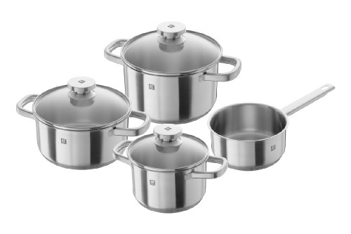 Zwilling 64040-005-0 Set Di Pentole, Acciaio Inossidabile, 4 Pezzi, 4 Unità