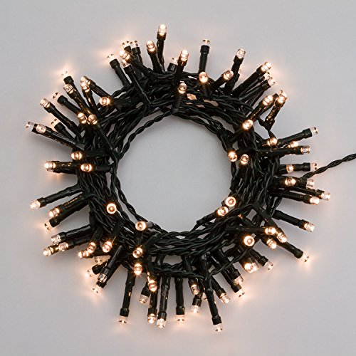 Xmasking Catena A Batteria 4,75 M, 96 Led Bianco Caldo, Con Giochi Di Luce, Timer 6/18, Luci Di Natale, Luci Natalizie, Luci A Batteria