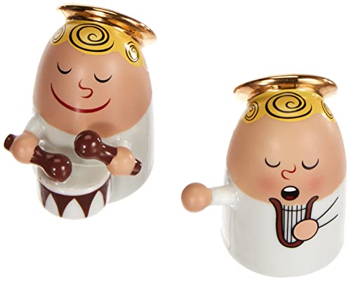 Alessi Amgi26Set3 Angels Band Set Di Due Statuine, Porcellana, Multicolore, 0.1X0.1X5 Cm