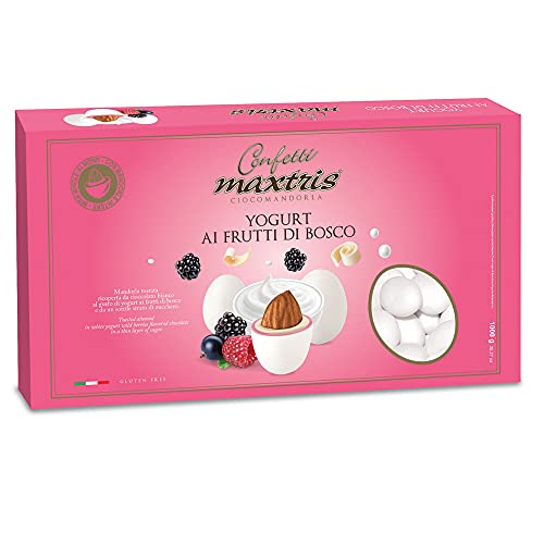 Maxtris | Confetti Italiani Di Mandorla | Yogurt E Frutti Di Bosco | 1 Kg.