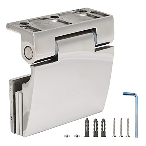 Cerniere Per Porta Doccia, Cerniere Per Porta In Vetro Senza Telaio In Acciaio Inossidabile Morsetto Per Cancello Del Bagno Per Vetro Temperato Da 8-1