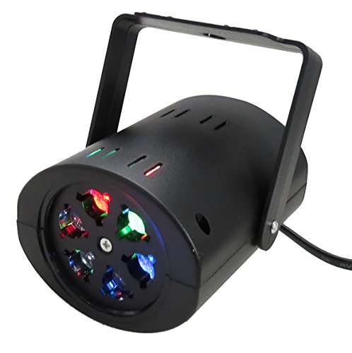 Ridem Clp 68 Proiettore Led A 4 Gobo 1 W, Nero