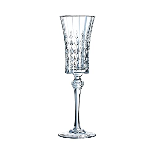 Cristal D'Arques - Collezione Lady Diamond - Flute 15Cl - Venduto Da X6