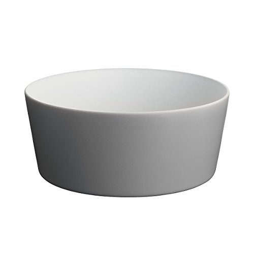Alessi Dc03/38 Dg Tonale Insalatiera In Ceramica Stoneware, Grigio Scuro