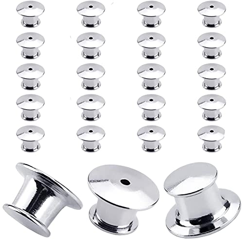 Yangwen 20 Perni Di Bloccaggio In Metallo Locking Pin Backs Metal Locking Spilla,Non Sono Necessari Attrezzi