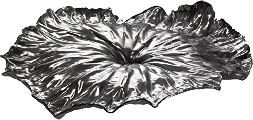 Alessi Officina Yhc01 A Lotus Leaf Centrotavola, Acciaio Inossidabile 18/10, Argento