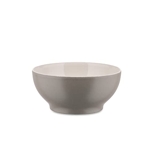 Alessi Dc03/54 Lg Tonale Ciotola Piccola In Ceramica Stoneware, Grigio, Set Da 4