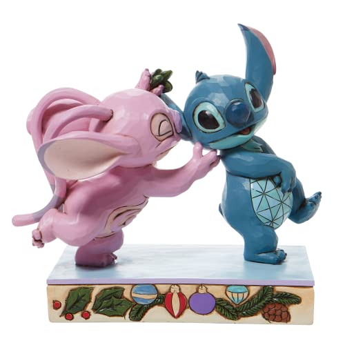Disney Traditions - Statuetta Con Vischio E Angelo