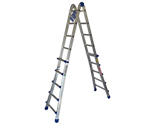 Scala In Alluminio Telescopica Marchetti Equipe Gradini 9+9