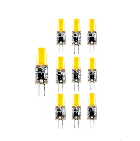 Lampada Lampadina Led G4 Led Cob 12 V Cd 3000 K Pack 10