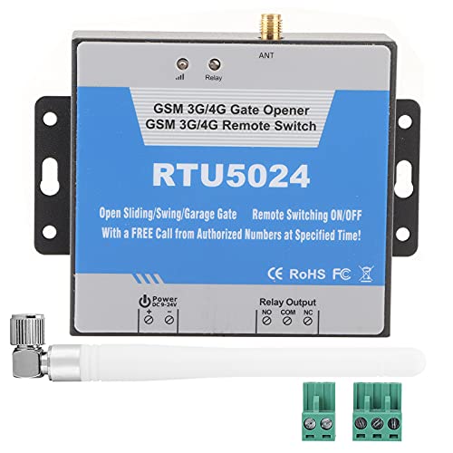 Gototop Gsm Gate Opener, Regolatore Di Accesso Rtu 5024,Interruttore Remoto On/Off Chiamata Gratuita Sms Sms Supporto Comando 850/900/1800 / 1900Mhz