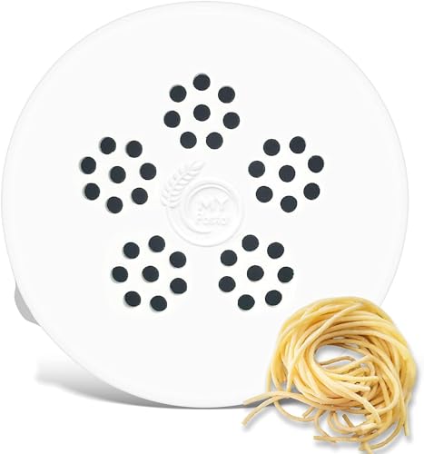 My Pasta - Bigoli 4Mm - Accessori Per Pastamaker, Per Pasta Fresca Fatta A Mano - Inserto Per Pasta Compatibile Con Philips Pastamaker Advance