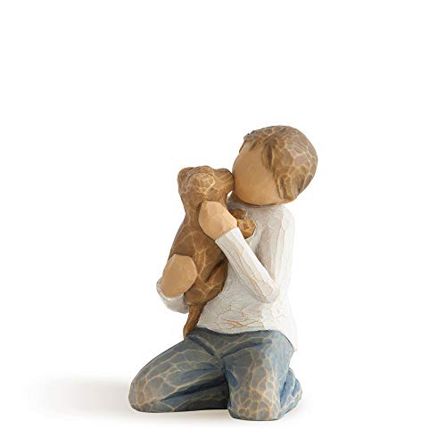 Willow Tree Figurina Ragazzo, Resina, Design Di Susan Lordi, 7.5 Cm
