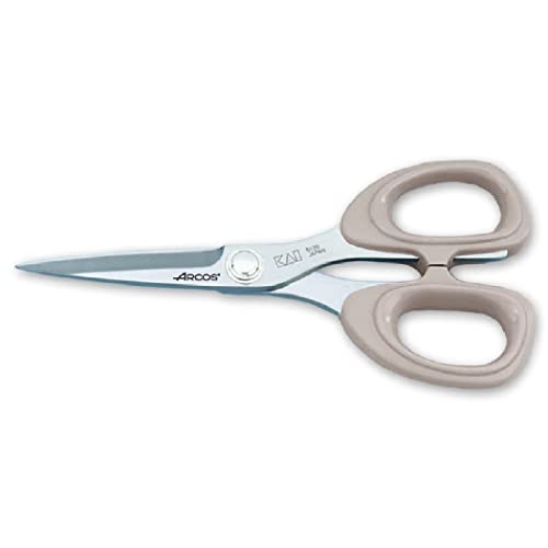 Arcos Serie Deluxe, Forbici Sartoria, Lama Acciaio Inossidabile 135 Mm, Manico Abs, Colore Grigio