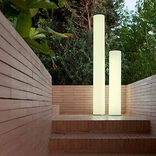 Fity-Lampada Da Esterno/Colonna Luminosa Led Con Cavo H160 Cm Bianco New Garden