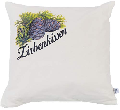 Myzirbe Cuscino Di Pino Cembro 40X40 Cm Con Trucioli Di Cembro Provenienti Cuscino Di Pino Cembro Con Una Federa Di Cotone Tessuto