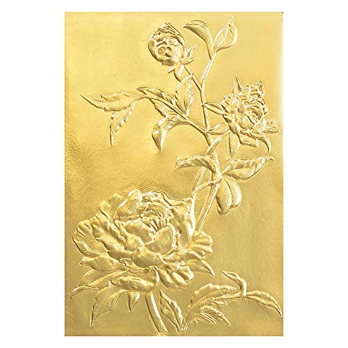 Sizzix Folder Roses By 3-D Cartella Da Embossing Texture Fades 664189 Rose Di Tim Holtz, Multicolore, Taglia Unica