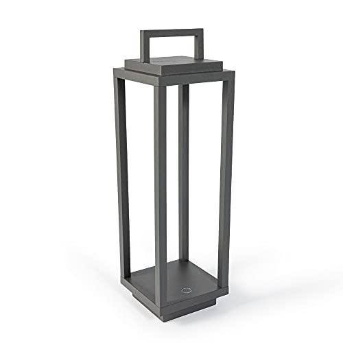 Ab+ By Abert Resort Lampada Da Tavolo Portatile Grigio Scuro