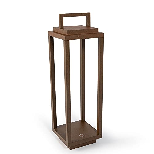 Ab+ By Abert Resort Lampada Da Tavolo Portatile Corten