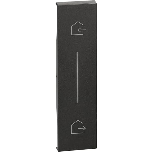 Bticino Kg40 Cover Con Simbolo Entra&Esci, Serie Living Now, Da Applicare Su Comando Scenario Wireless (Art. K4570Cwi), Cover Illuminabile, 1 Modulo, 