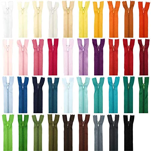 Zips Sorted   Cerniere Set Di 39 Multicolor: Cucire Le Borse, Vestiti, Cuscini E Altri Prodotti. 25Cm