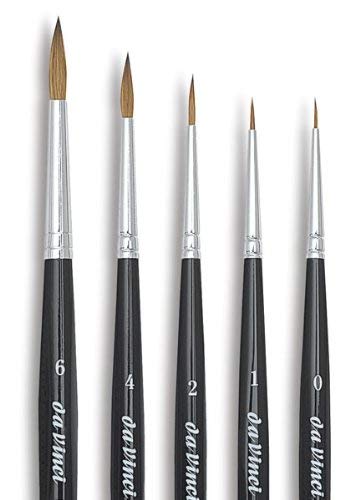 Da Vinci Serie 36 Kolinsky. Martora Sable Set 5Pcs